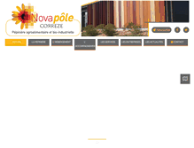 Tablet Screenshot of novapole-correze.fr